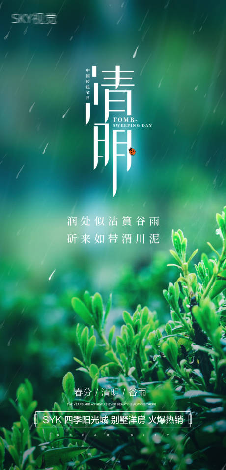 清明节气海报