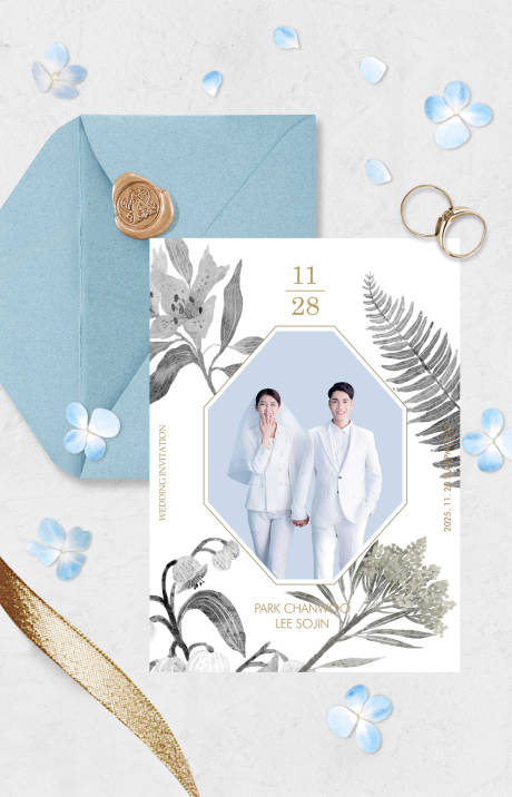 源文件下载【小清新浪漫婚礼邀请函4】编号：38650000030727429