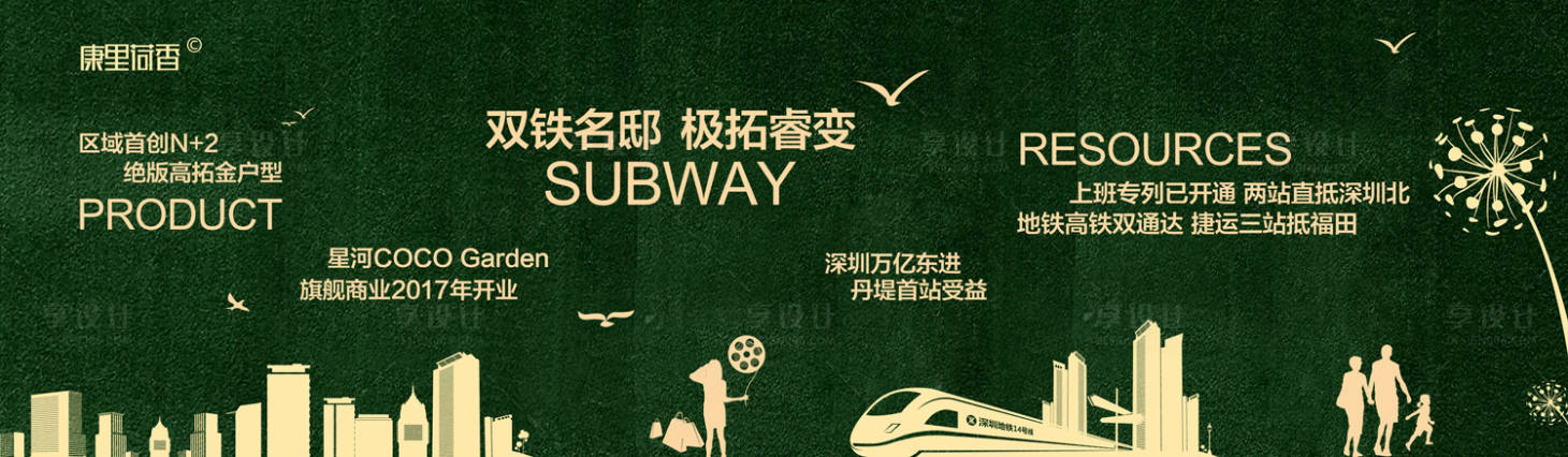 源文件下载【绿皮剪影房地产广告户外围挡围墙】编号：85850000131304980