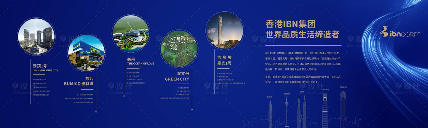 源文件下載【享設計】搜索編號：31510000162359231【大氣城市地產展示墻背景墻】