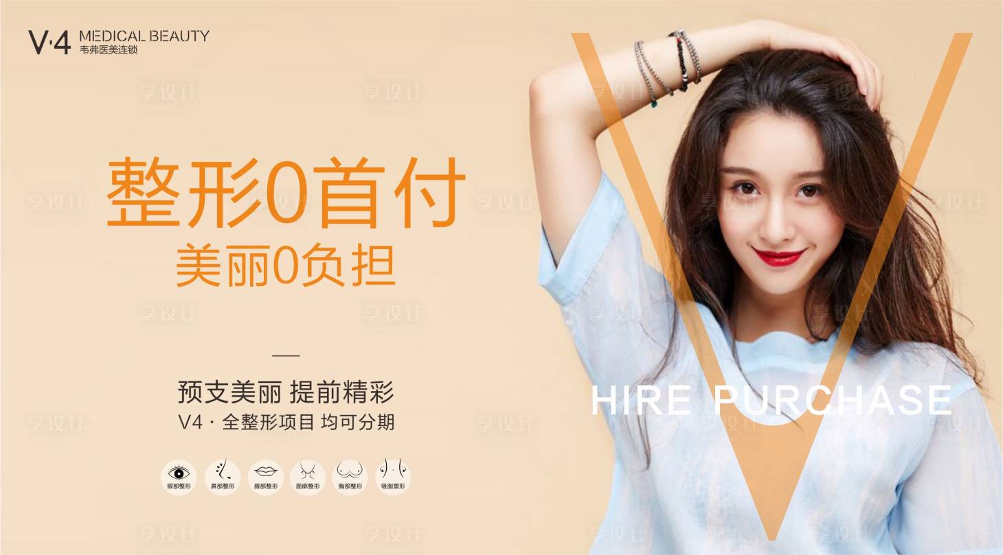 源文件下載【享設(shè)計(jì)】搜索編號(hào)：45630000175924569【醫(yī)美整形人物廣告展板海報(bào)】