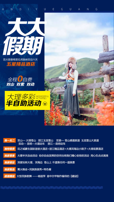 源文件下載【云南旅游海報】編號：96310000191913217