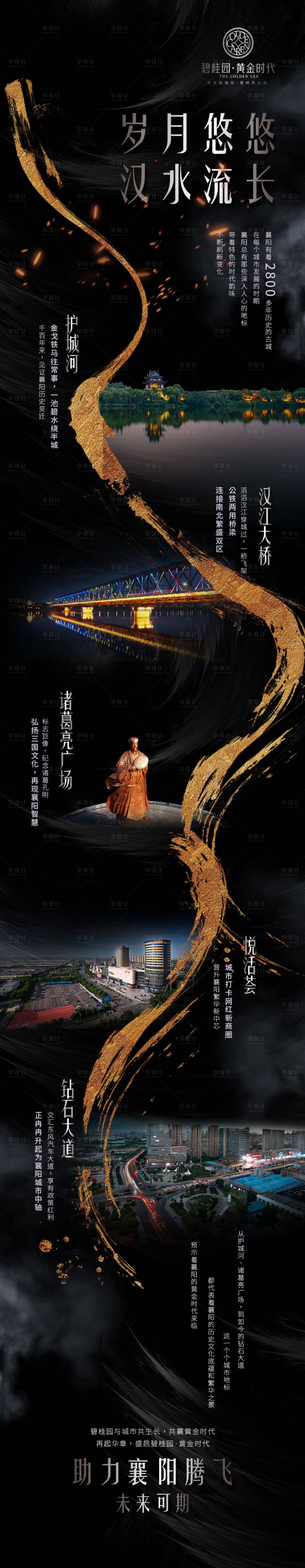 源文件下載【享設(shè)計(jì)】搜索編號(hào)：86100000244571629【碧桂園黃金時(shí)代黑金海報(bào)長(zhǎng)圖】