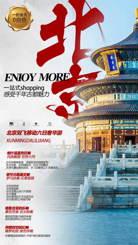 源文件下載【北京天壇旅游海報(bào)】編號(hào)：83160000288135289