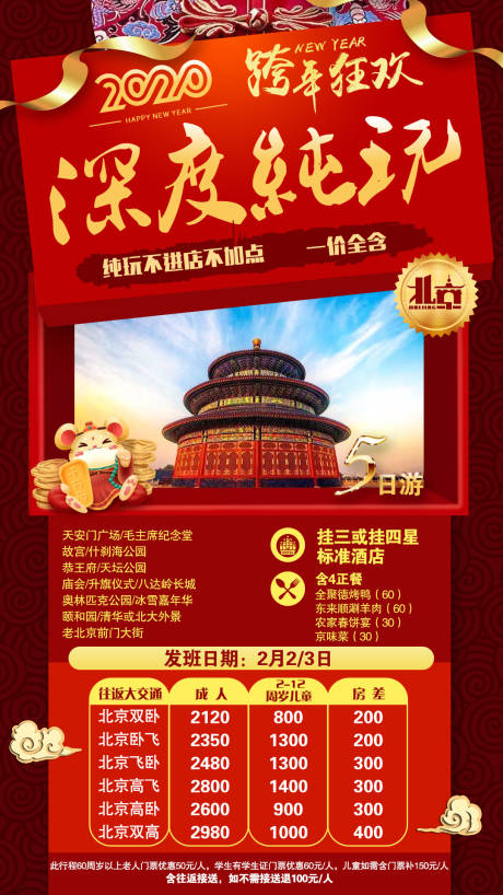 编号：20191224100317854【享设计】源文件下载-北京旅游海报新春版