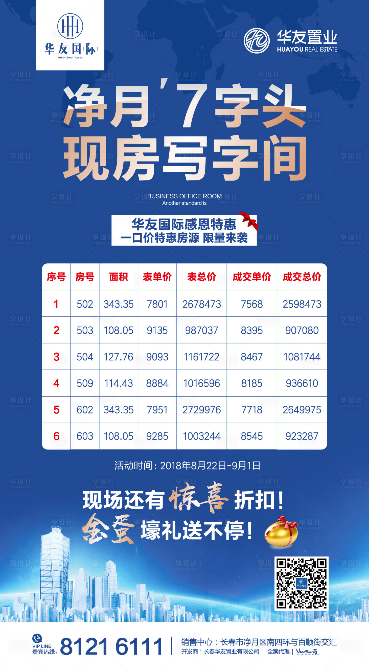源文件下載【享設計】搜索編號：32550000322682377【寫字樓特價房微信海報】