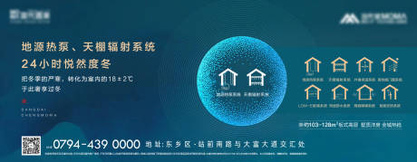 源文件下载【房地产智能系统海报展板】编号：83730000338979909