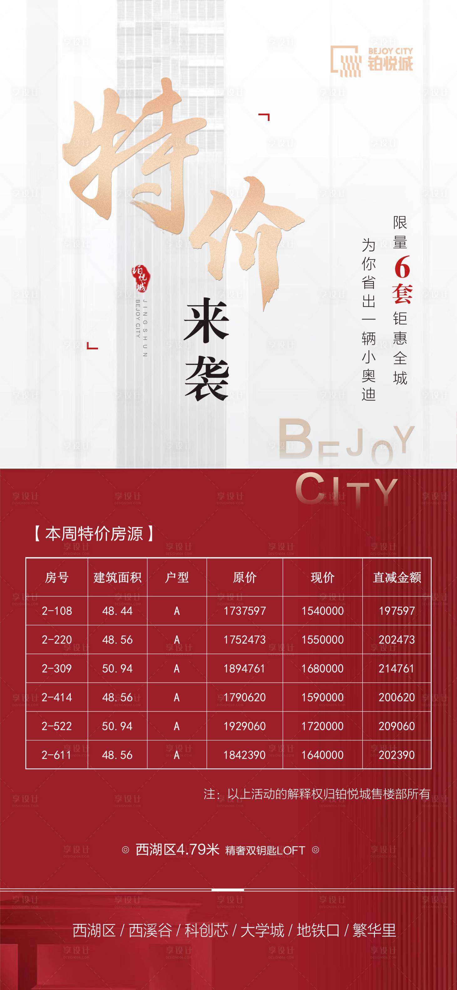 源文件下載【享設計】搜索編號：70080000369198487【地產特價房移動端海報】