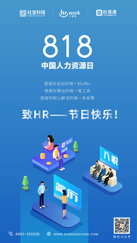 源文件下载【中国人力资源日节日海报】编号：20200110114950971