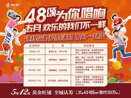 源文件下载【房地产五月欢乐颂家庭亲子活动户外展板】编号：17500000384781071