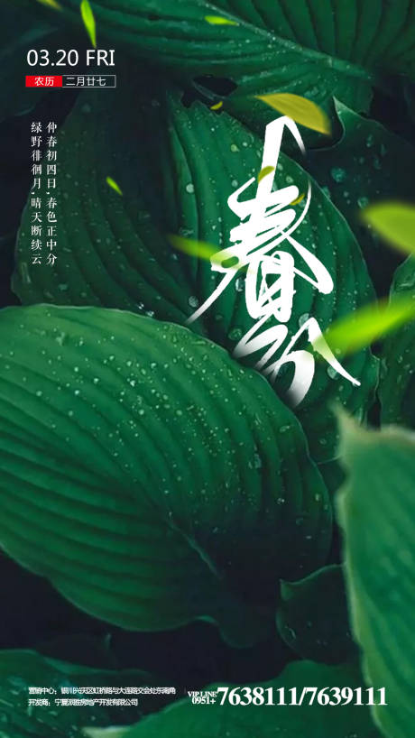 源文件下載【享設計】搜索編號：28690000327987087【春分節氣移動端海報】