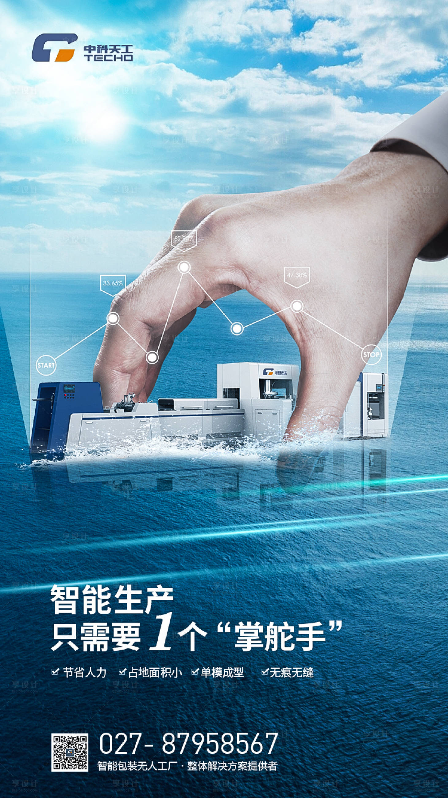 源文件下载【享设计】搜索编号：48770000451474294【科技感移动端海报】