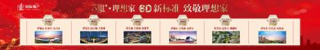 源文件下載【房地產理想家交房交鑰匙新標準戶外展板】編號：52040000411013792