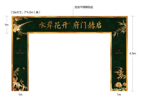源文件下載【房地產門頭龍門架】編號：20520000436762437