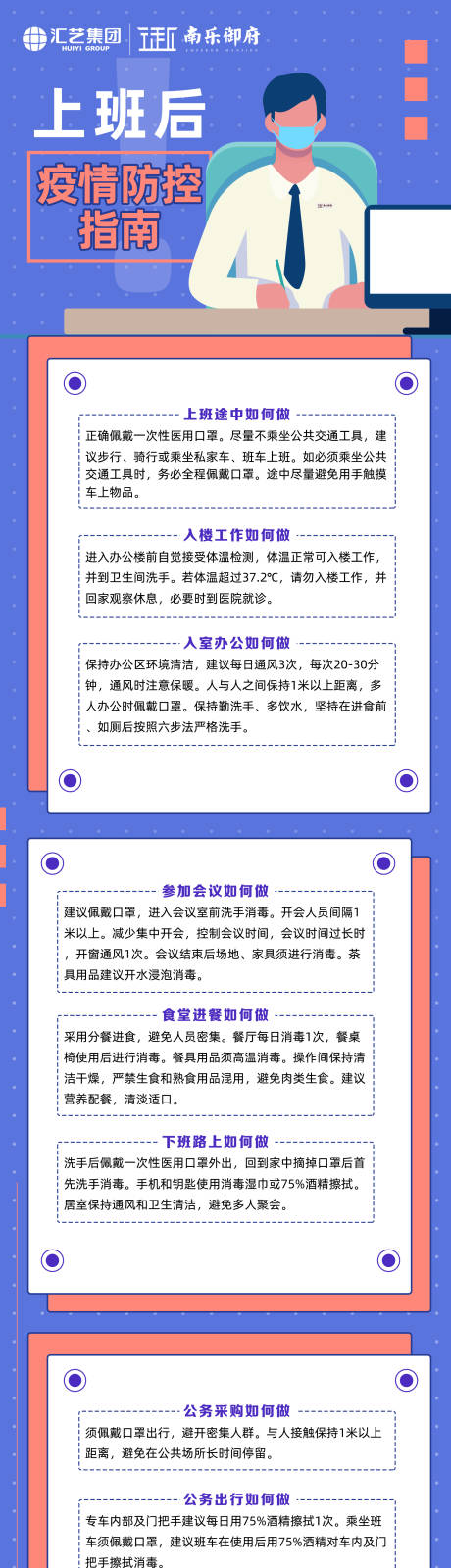 源文件下载【复工疫情防控指南海报长图】编号：56550000437616731