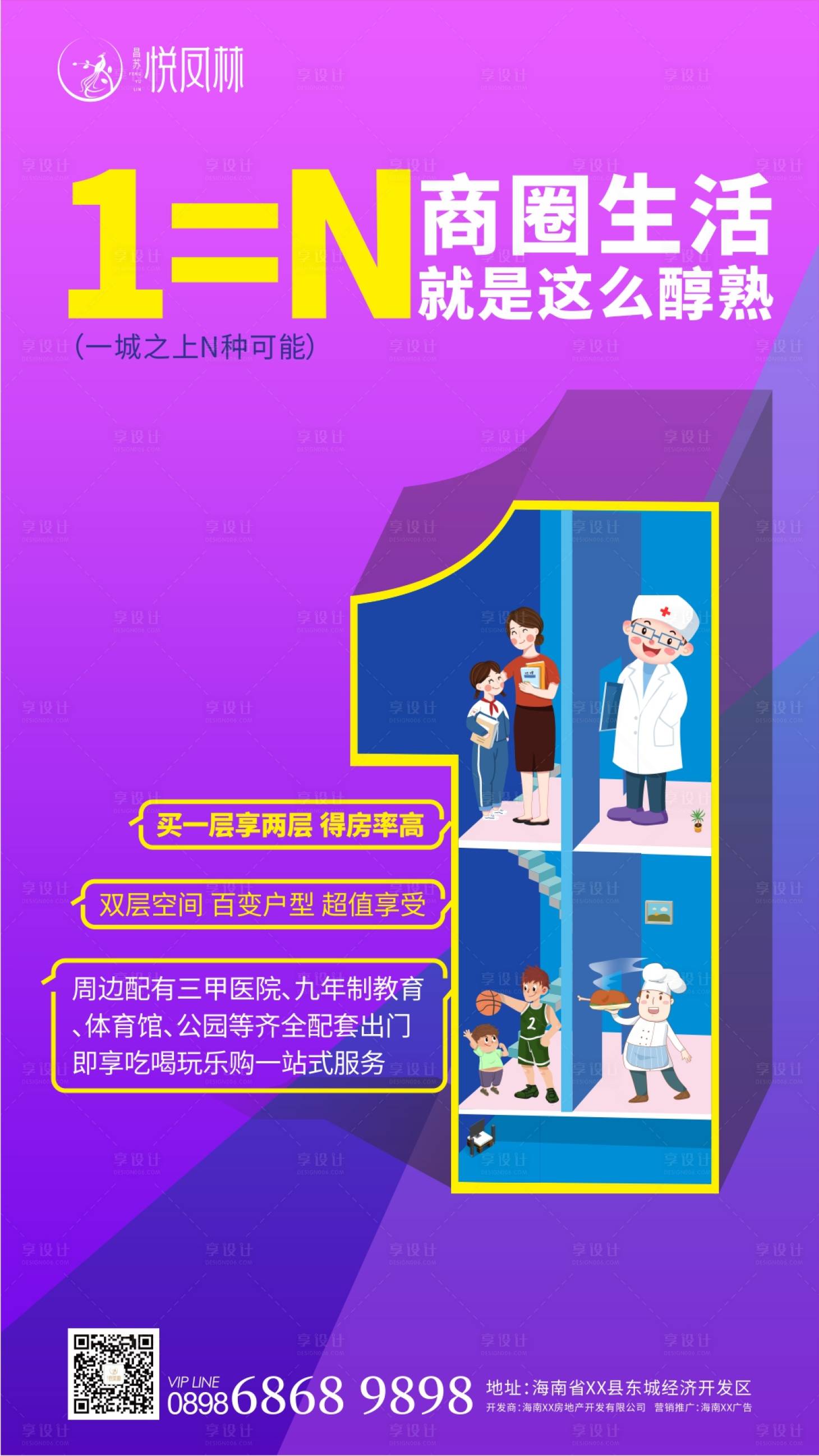 源文件下载【地产loft公寓价值点移动端海报】编号：35290000451451919