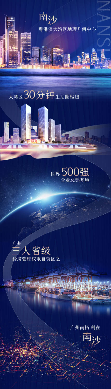 源文件下载【大湾区商业线上长图海报】编号：99880000424151100