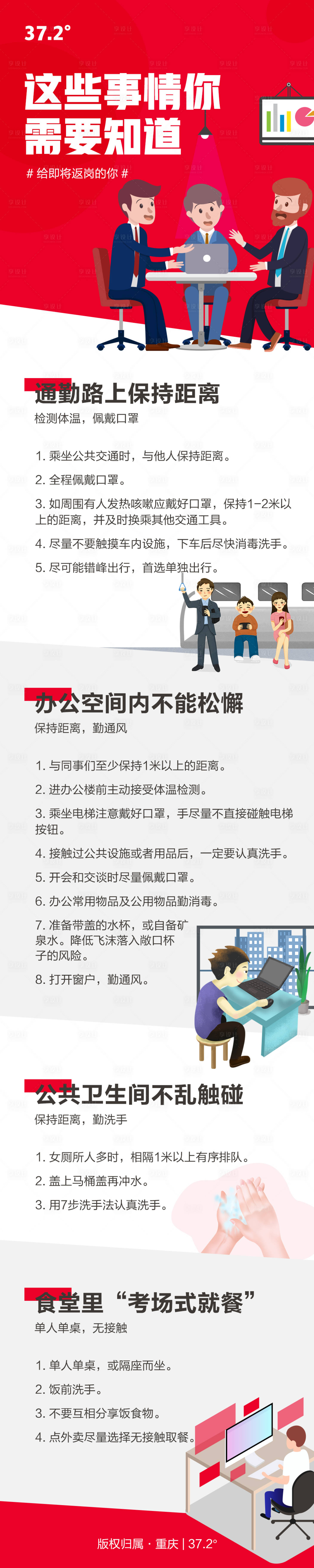 源文件下載【復工返崗須知海報長圖】編號：14100000440296915