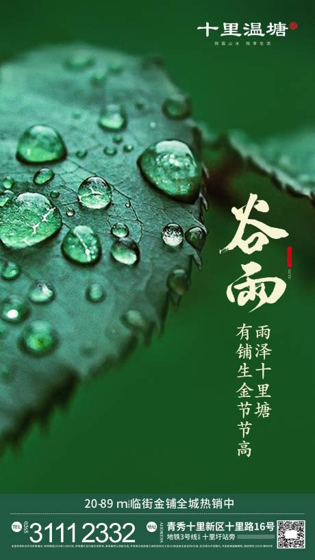 源文件下载【谷雨节气微信海报】编号：11210000627452315