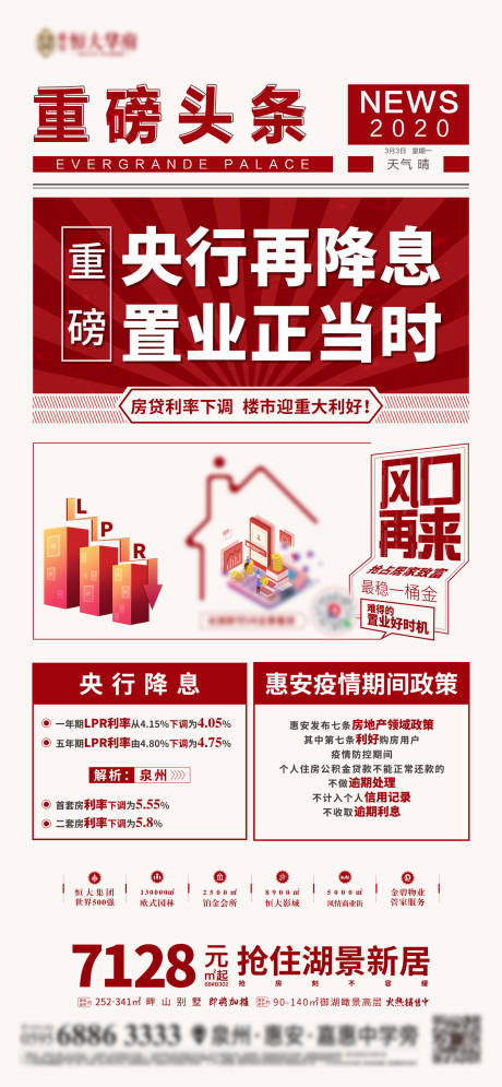 源文件下载【房地产大字报政策报纸创意海报】编号：95750000586997591