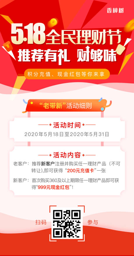 编号：20200323092647449【享设计】源文件下载-518全民理财节活动海报