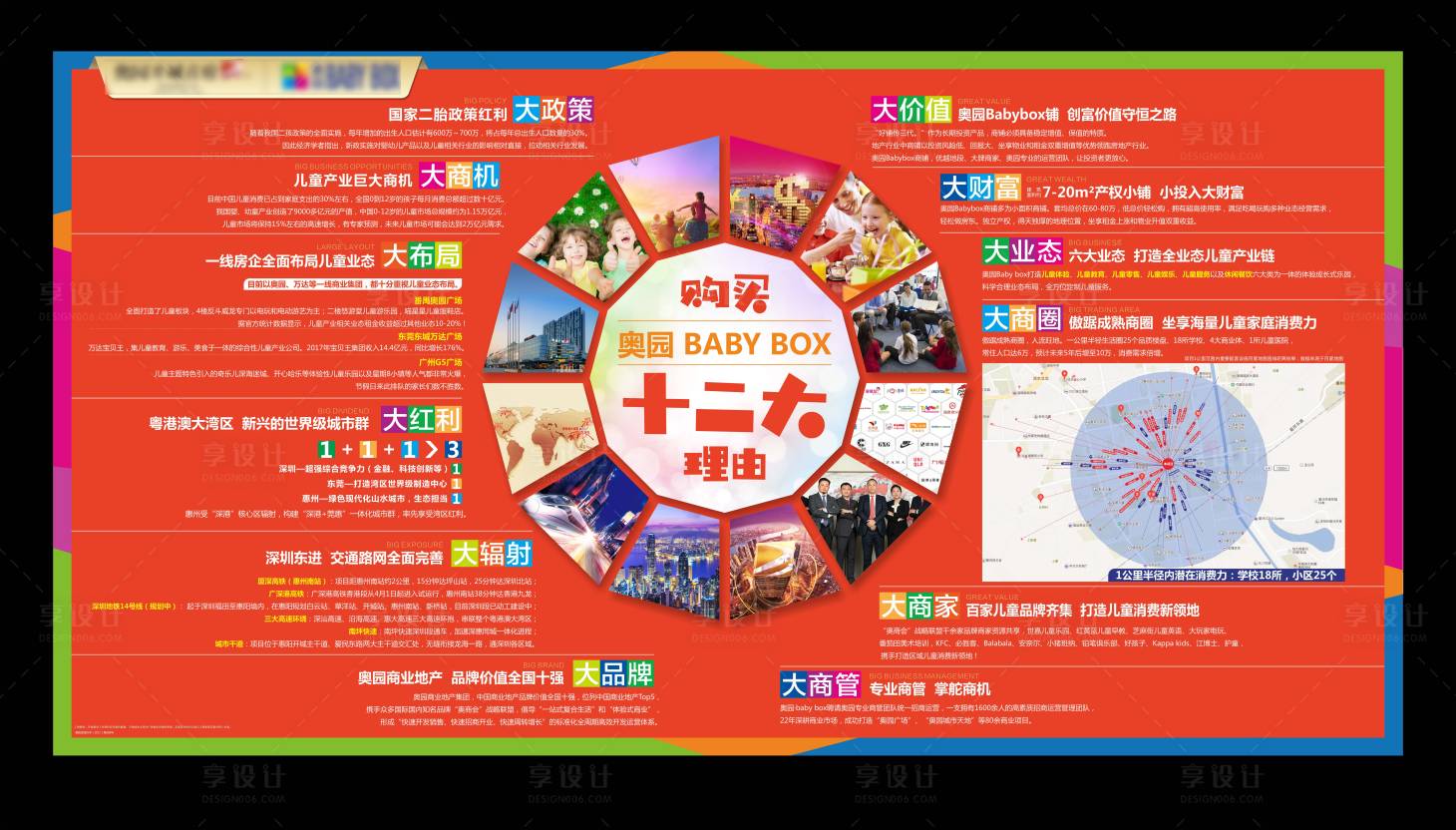 源文件下載【享設計】搜索編號：84050000495754225【房地產價值點展板宣傳政策海報背景桁架】