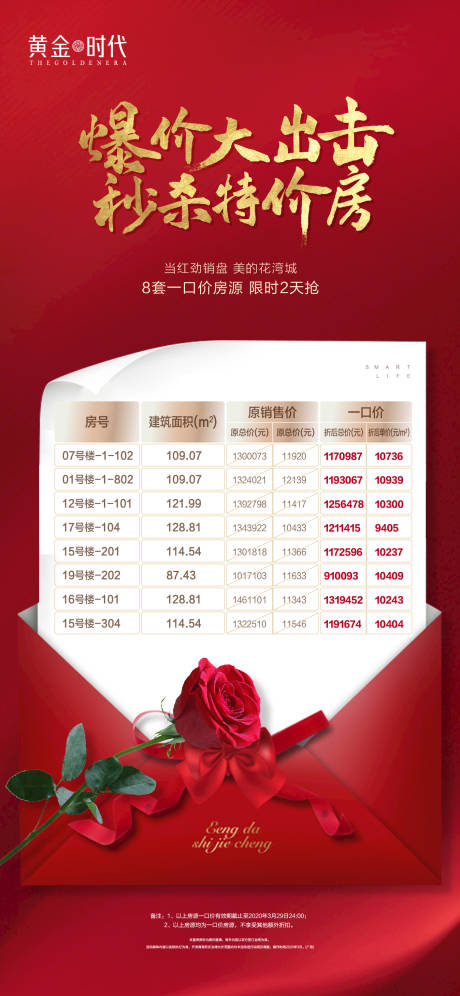 源文件下載【享設計】搜索編號：11600000624727446【特價房一口價海報】