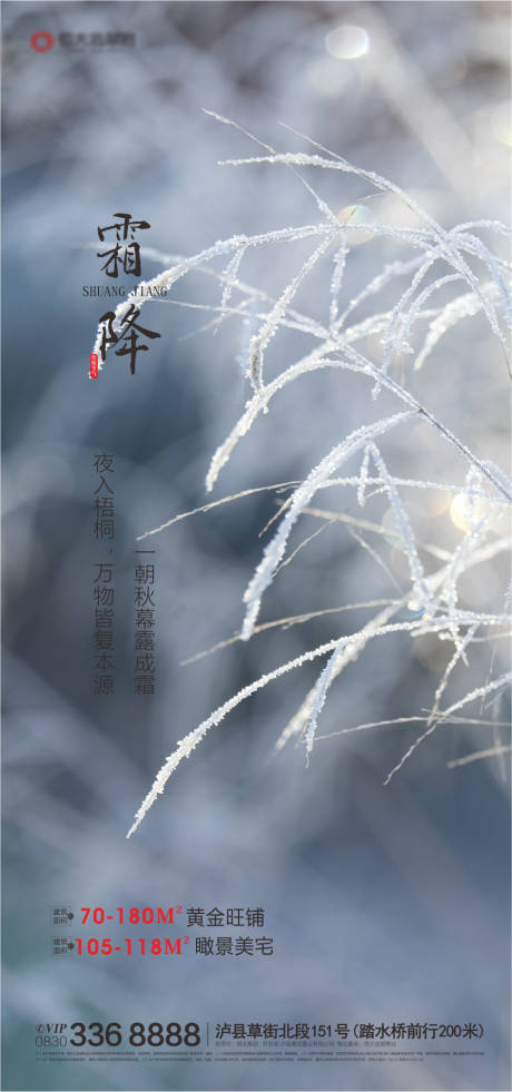 源文件下載【霜降節(jié)氣海報(bào)】編號(hào)：22890000608049520