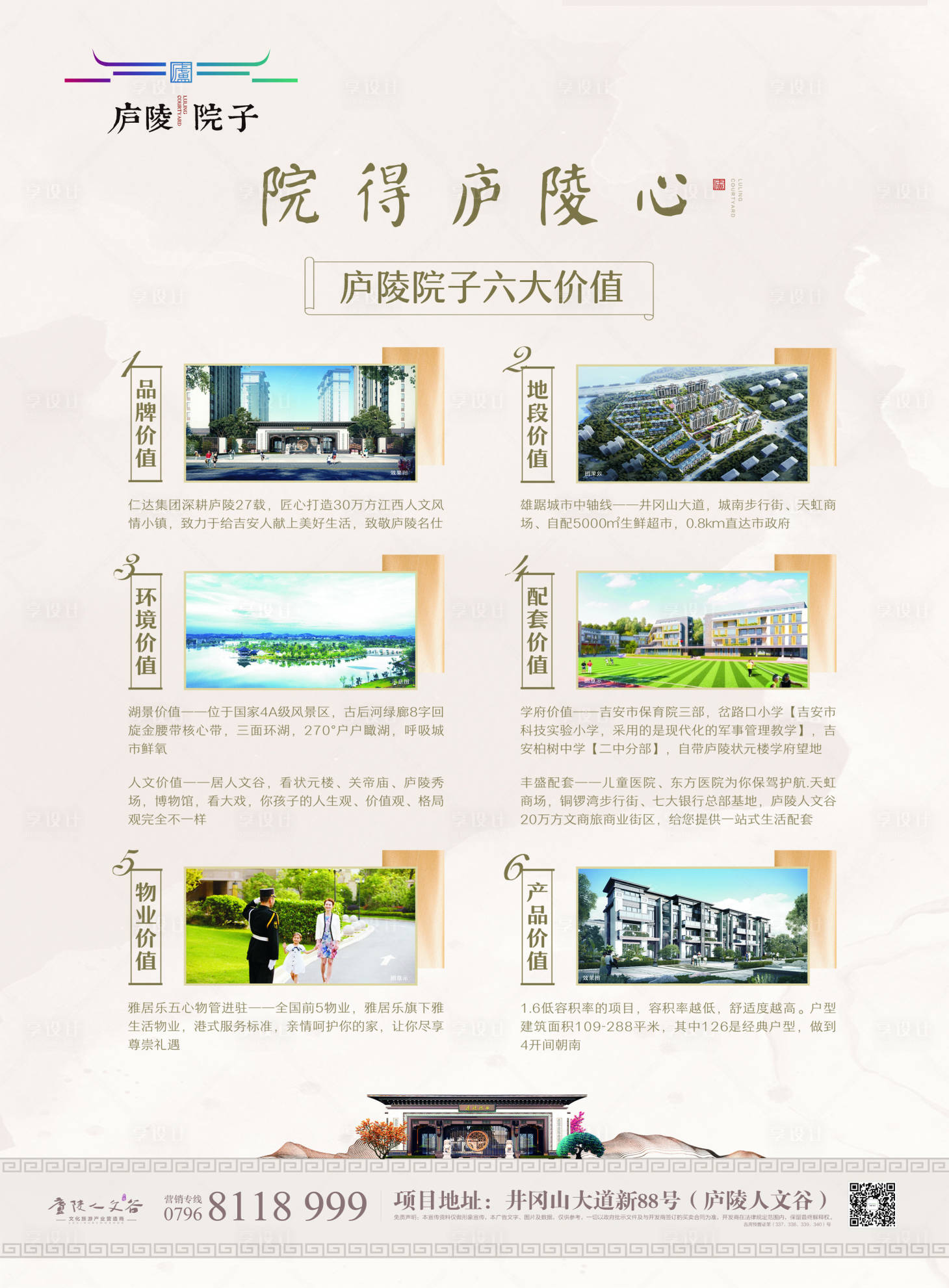 源文件下载【房地产六大价值卖点海报】编号：85680000581054171