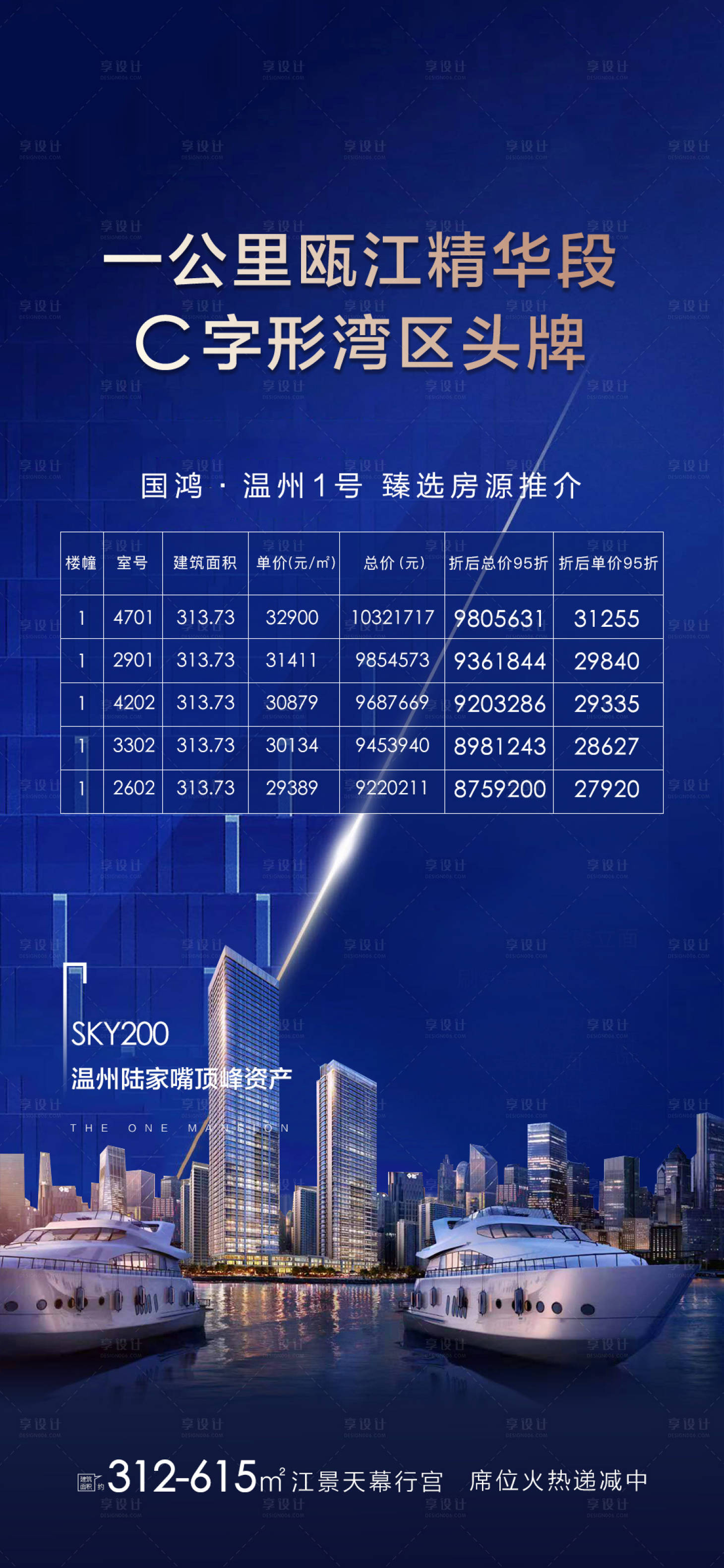 源文件下載【藍色地產房源移動端海報】編號：63710000523846974