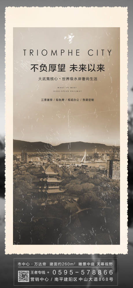 源文件下載【享設計】搜索編號：39730000665275020【地產復古老照片海報】