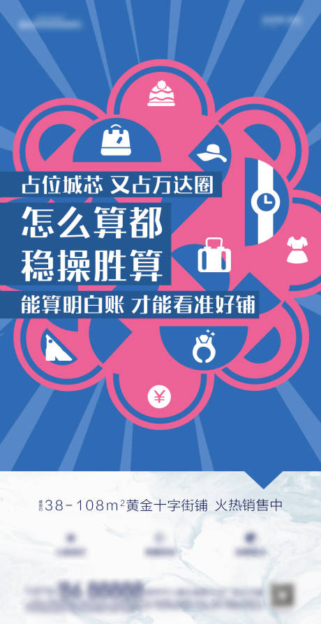 源文件下载【房地产商铺价值点刷屏海报】编号：30960000779718987
