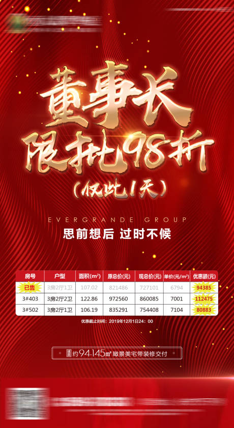 源文件下载【房地产红色热销宣传海报】编号：91110000706968491