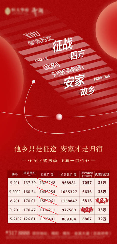 源文件下载【地产特价房一口价移动端海报】编号：27110000730665162