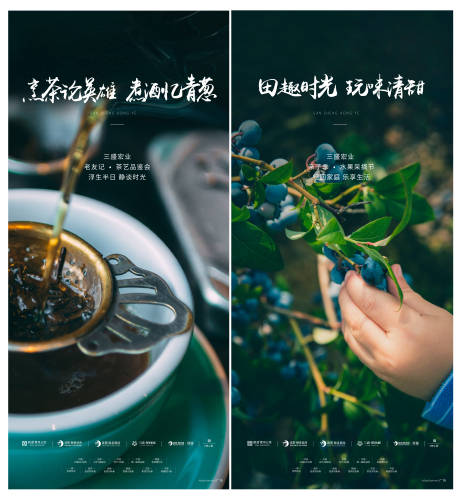 源文件下载【房地产茶艺采摘活动海报】编号：73550000757406615