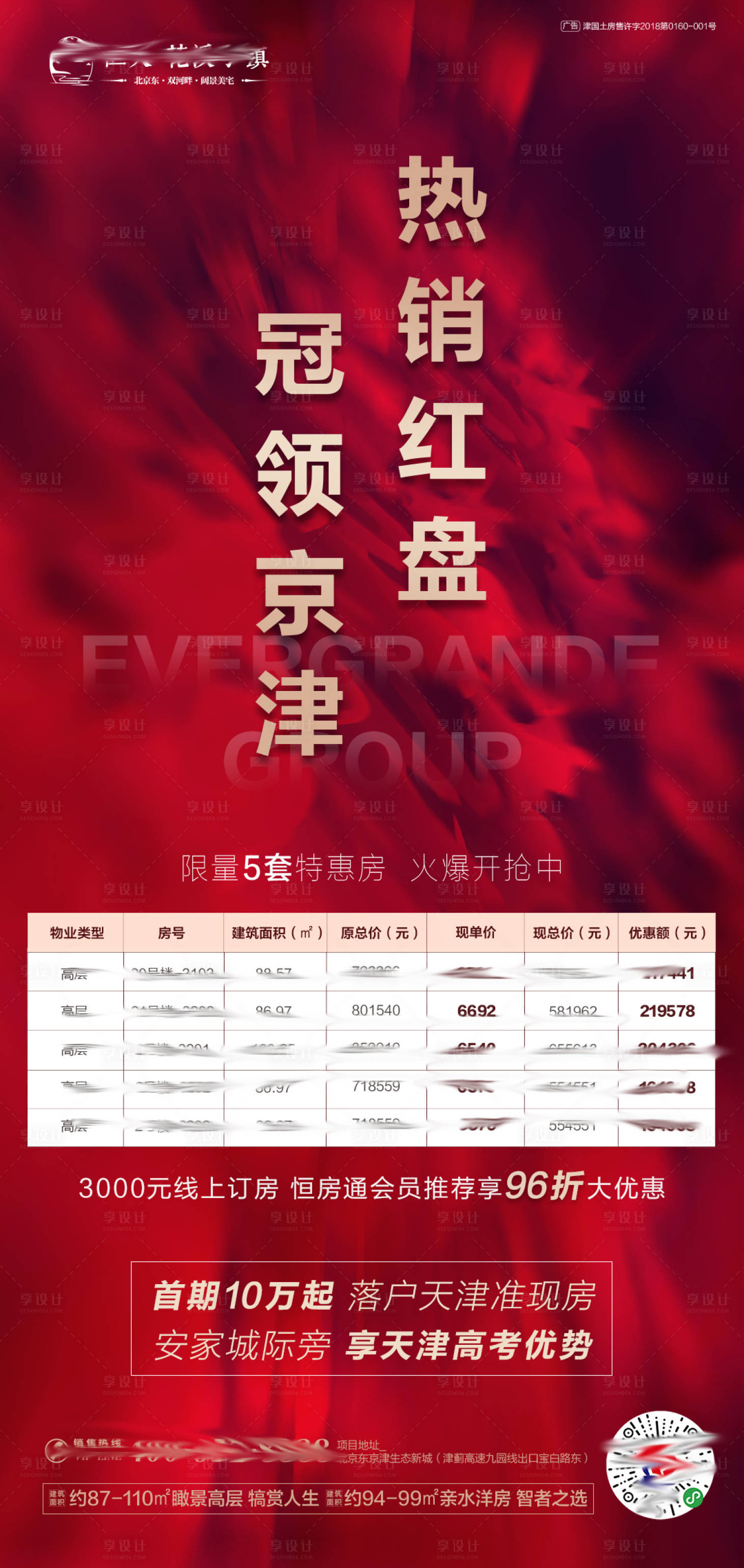 源文件下载【享设计】搜索编号：54760000683294843【地产特价房热销海报】