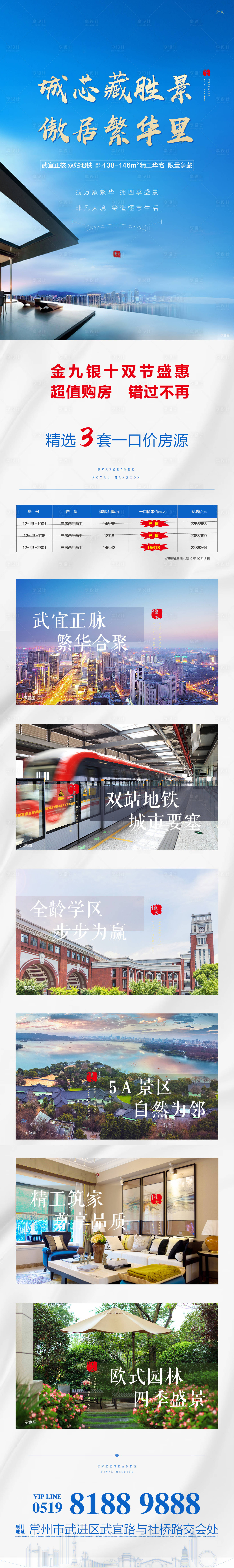 源文件下载【享设计】搜索编号：60740000715144154【地产全员营销长图】