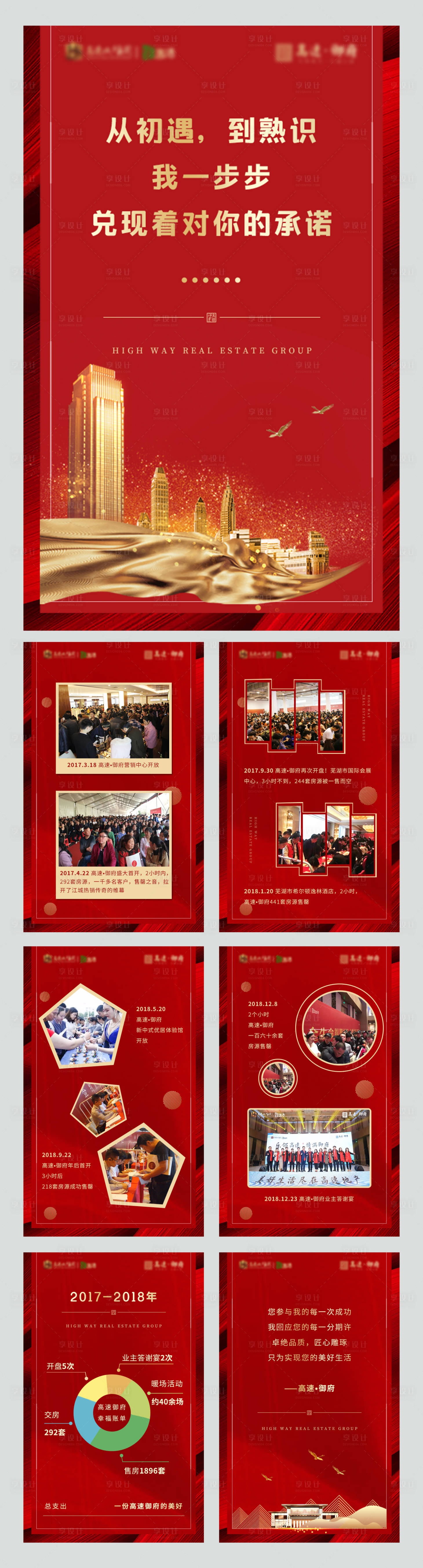 源文件下載【地產紅色H5】編號：46530000786767182