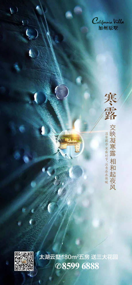 源文件下载【地产寒露节气移动端海报】编号：38580000744089113