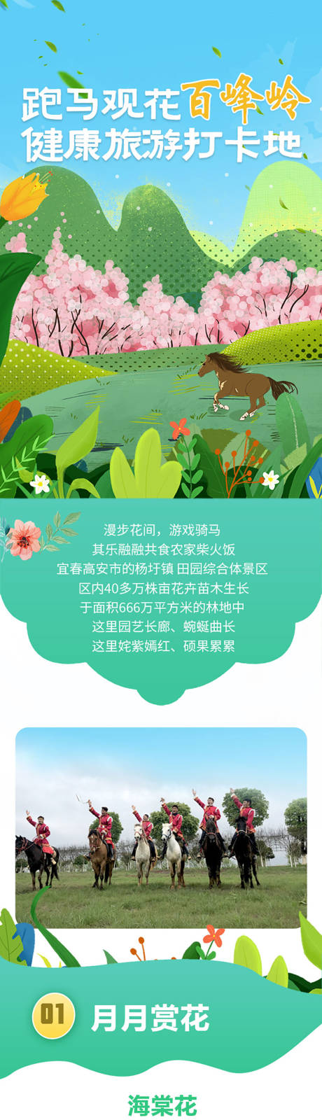 源文件下载【春天旅游风景插画风长图】编号：90770000759347682