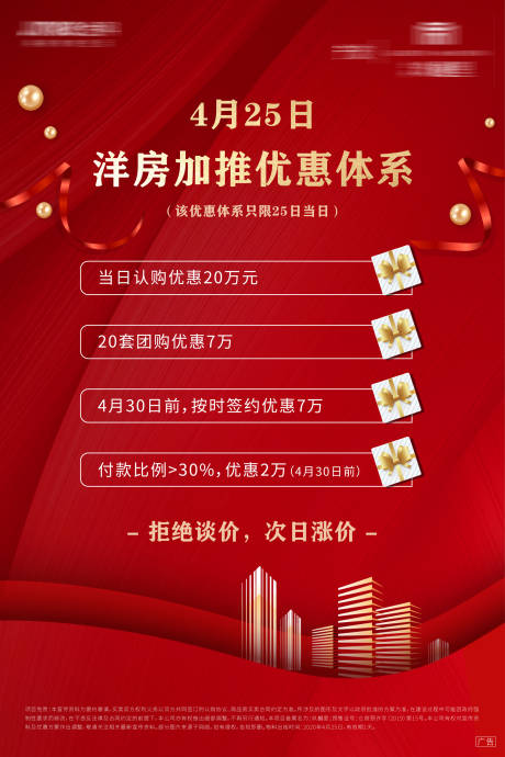 源文件下载【地产加推优惠海报】编号：32230000771747489