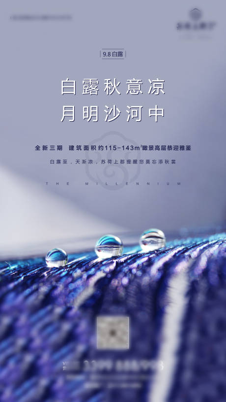 源文件下载【白露海报】编号：48030000688092998