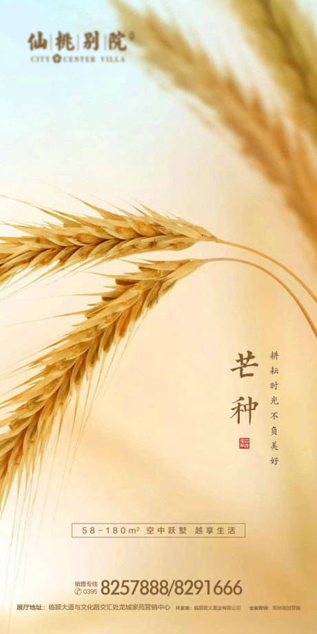 源文件下载【房地产芒种节气移动端海报】编号：94480000654392008