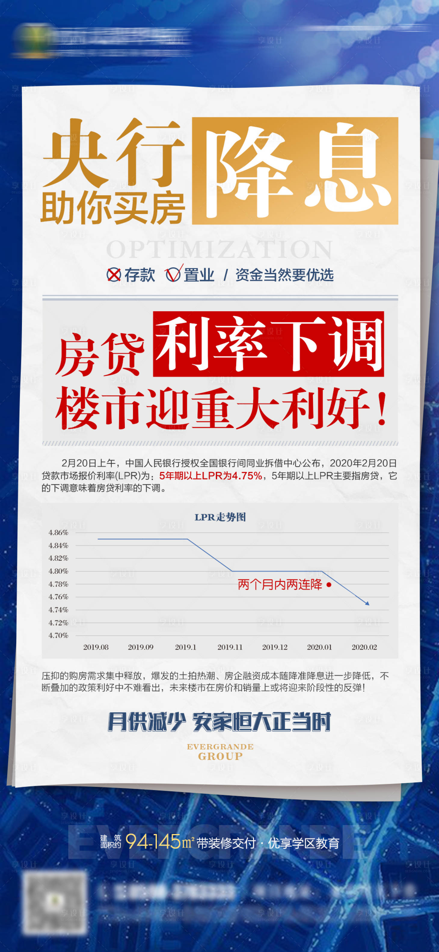 源文件下载【房地产大字报政策利好微信海报】编号：68580000740127881