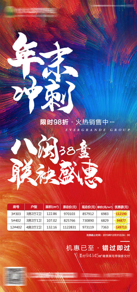 源文件下载【房地产年末冲刺促销优惠微信海报】编号：21590000702975946