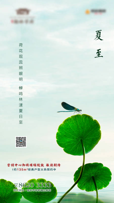 源文件下载【地产夏至节气海报】编号：52220000805055008