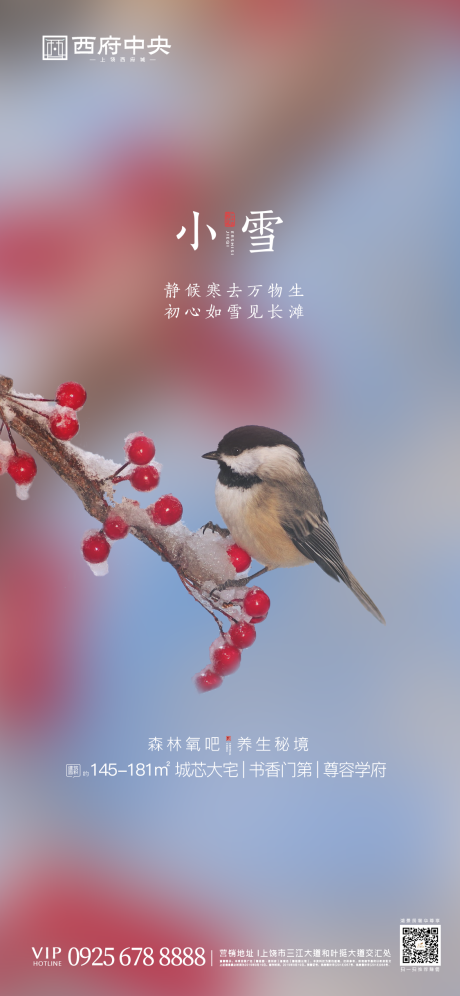 源文件下载【二十四节气小雪节气微信海报】编号：30540000684829269
