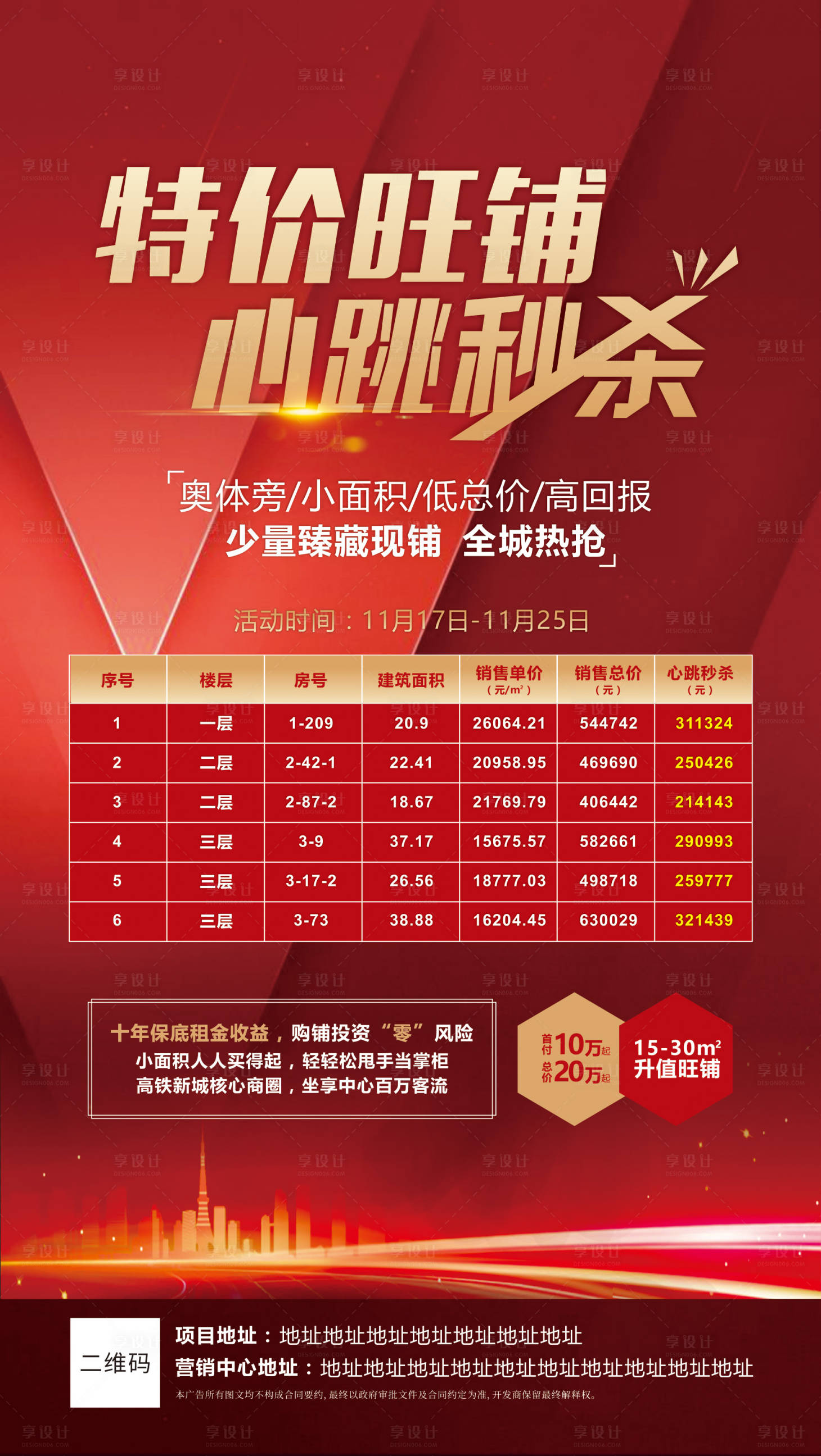 源文件下載【享設計】搜索編號：86170000743276104【商業旺鋪特價房地產海報】