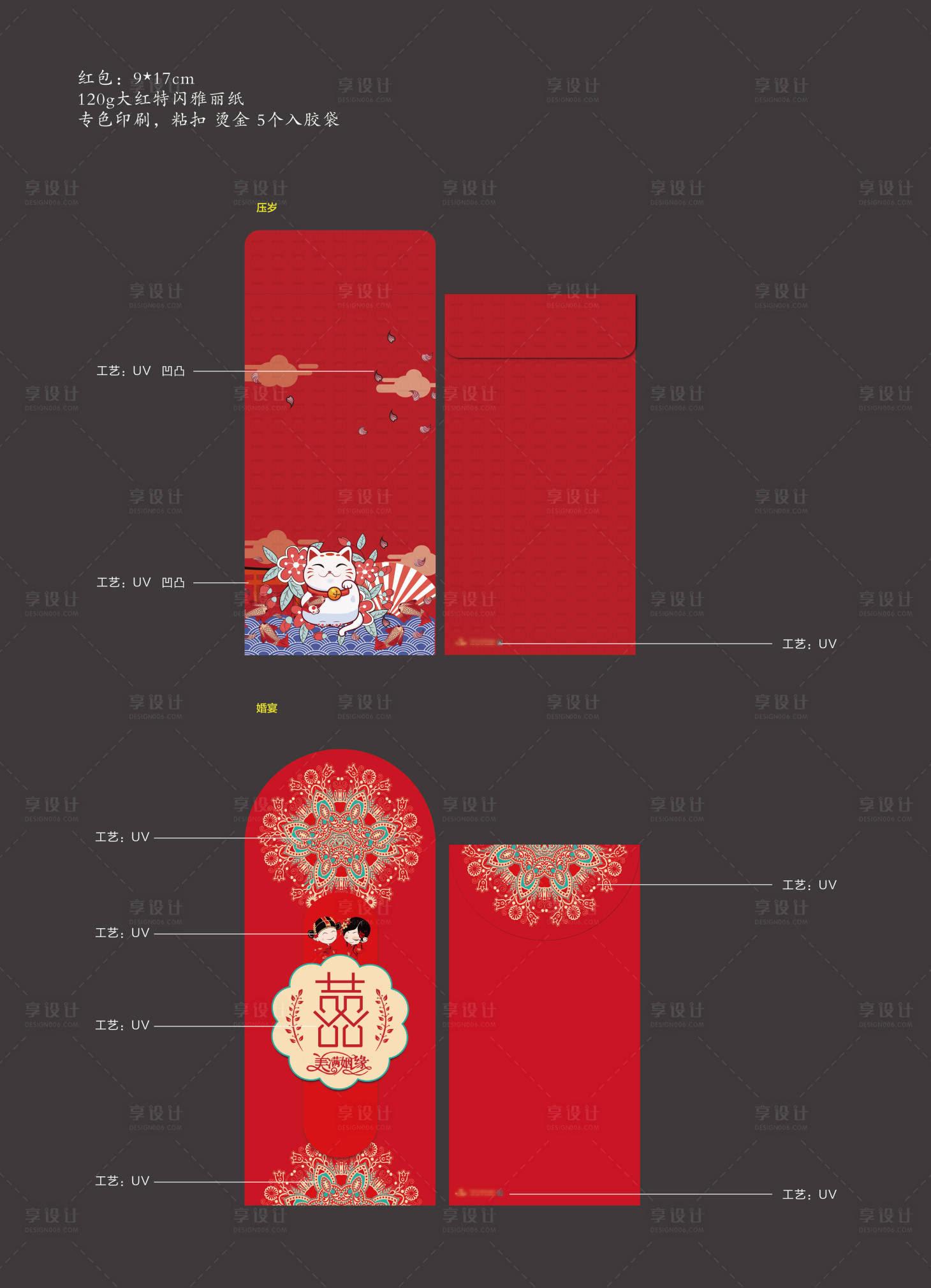 源文件下載【享設計】搜索編號：70150000722551336【紅包利是封設計】