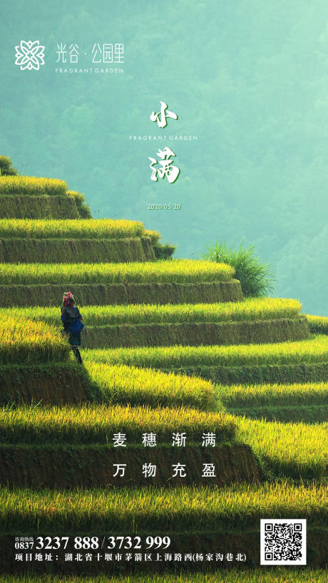 源文件下载【房地产节气小满海报】编号：87410000795752643